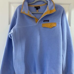 Patagonia Blue and Yellow Women’s Sweater